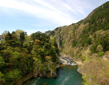 立岩橋からの景色