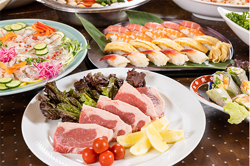 出来立ての味が食べ放題
