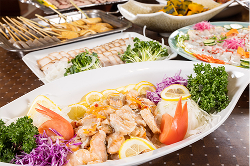 出来立ての味が食べ放題