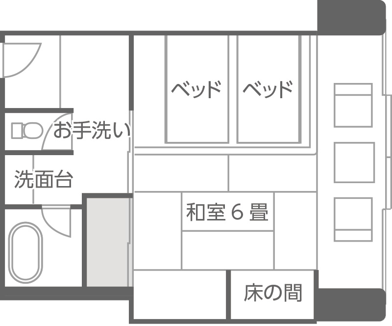 和洋室 間取り図