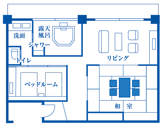 ゆうすい 間取り図
