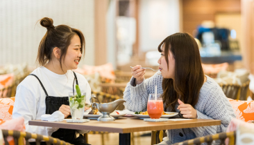 のんびり女子トークにも