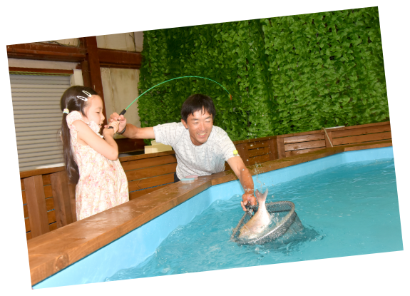 横浜釣り堀王国 龍宮城スパホテル三日月店