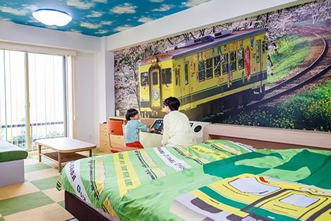 ROOM3 いすみ鉄道ルーム内装画像